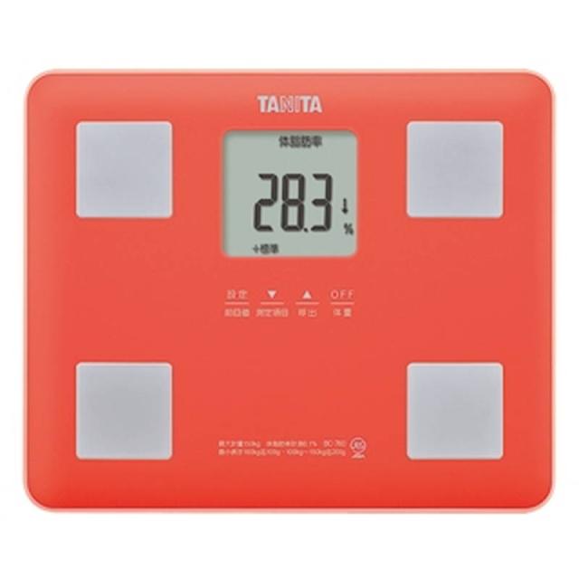 体組成計 体重計 デジタル タニタ 軽量 コンパクト 体組成計 BC-760 コーラルピンク