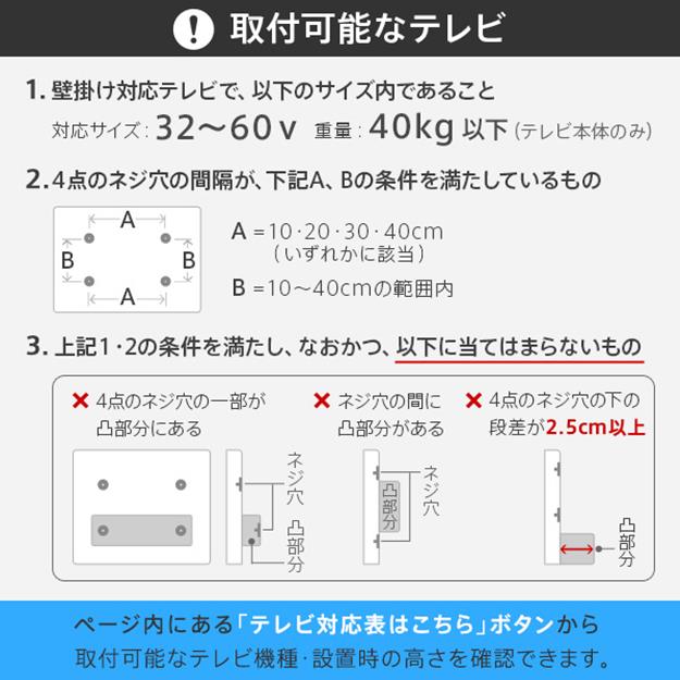 テレビ台 棚板セット テレビスタンド 32~60v対応 WALLインテリアテレビスタンドV2 ロータイプ 2020モデル +棚板レギュラーサイズ EQUALS_13