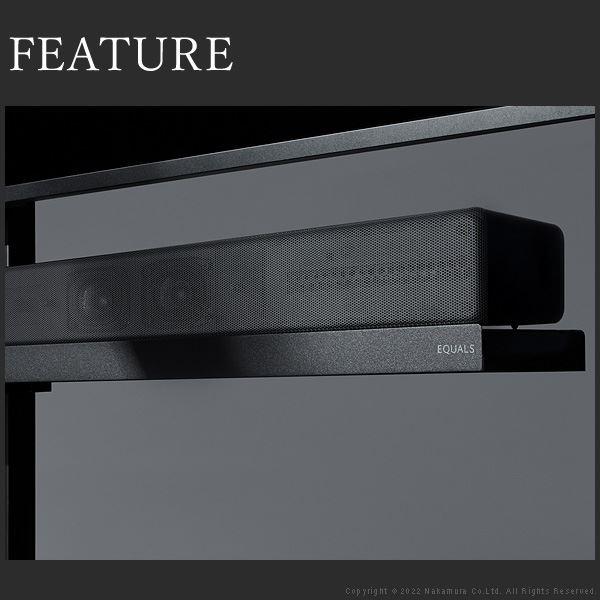 WALLインテリアテレビスタンドV2・V3・V5・S1対応 サウンドバー棚板 LLサイズ 幅130cm スチール WALLオプションスピーカー用 シアターバー用 EQUALS イコールズ_6