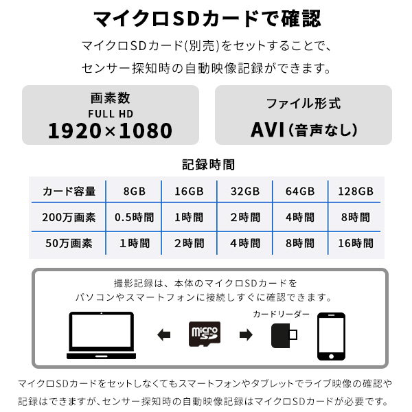 防犯カメラ 見守りカメラ センサーカメラ スマホ連動 Wi-Fi接続 防水 防雨タイプ 充電式 簡単設置 遠隔確認 盗難防止ワイヤーセット_11