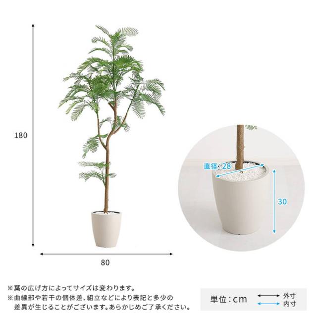 人工観葉植物 フェイクグリーン エバーフレッシュ Lサイズ 180cm おしゃれ インテリア 造花_1