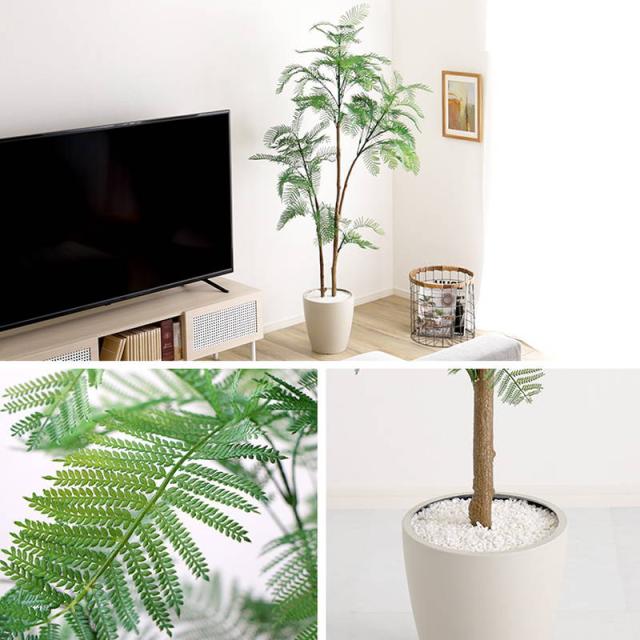 人工観葉植物 フェイクグリーン エバーフレッシュ Lサイズ 180cm おしゃれ インテリア 造花_8