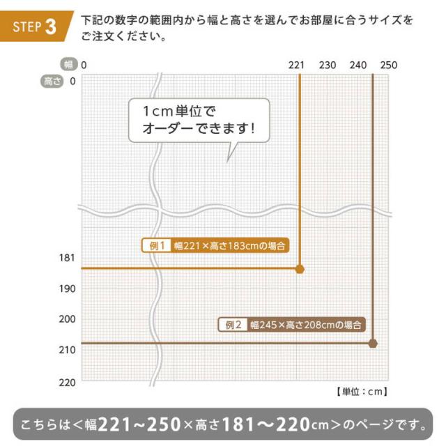ブラインドカーテン 1cm単位オーダー対応 木目調アルミブラインド 幅221-250cm 高さ181-220cm_9