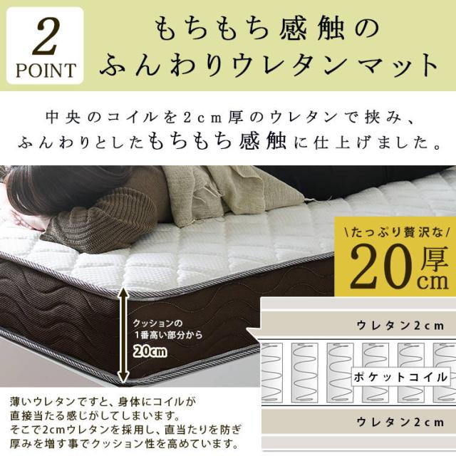 マットレス スモールセミシングル リバーシブル 両面仕様 SELECT