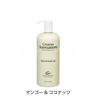 Creative クリエイティブ センセーション ハンド ボディローション 916ml シトラス グリーンティーの通販はau Pay マーケット Fiorello