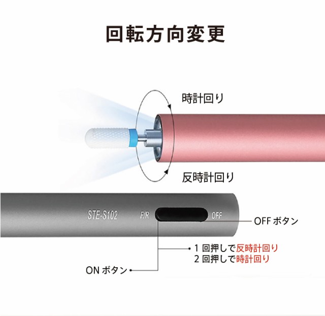 送料無料 ネイルマシン ジェルネイル オフ マシン 電動ネイルマシン ネイルドリル 電動ネイルファイル ネイルマシーン 充電式 6ヶ月保証の通販はau  PAY マーケット - Fiorello