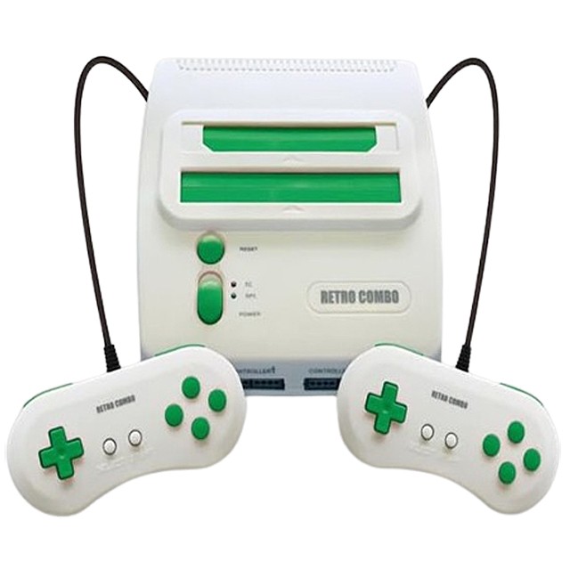 レトロゲーム ファミコン互換機 スーパーファミコン互換機（FC/SFC互換機 レトロコンボ GREEN）オリジナル8BITゲーム116種類内蔵  の通販はau PAY マーケット - 株式会社ポニー | au PAY マーケット－通販サイト