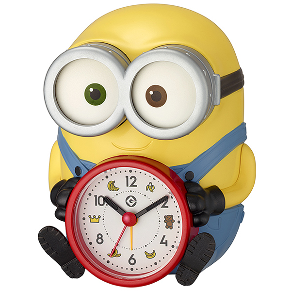 Minionsボブの音声目覚まし時計 フィギアクロック アラーム サウンドクロック 怪盗グル ミニオン ミニオンズ Minion インテリア Bob Bの通販はau Pay マーケット 株式会社ポニー