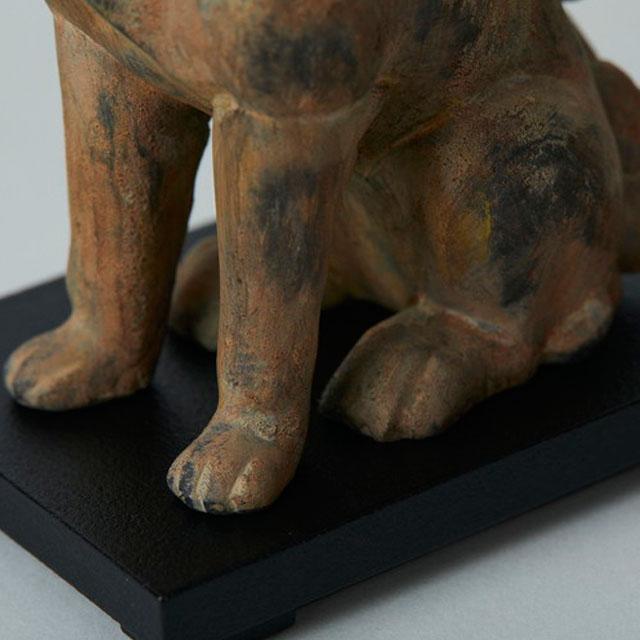 ミニ仏像TanaCOCORO[掌]WOOD「 狛犬」 (木彫 卓上ミニ仏像 仏像