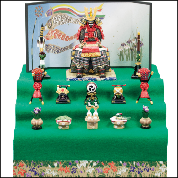 五月人形 兜飾り 端午の節句 こどもの日 甲冑 屏風 送料無料！五月人形