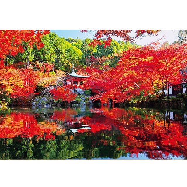 ジグソーパズル 1000ピース（ ジグソー日本の風景 秋に色づく醍醐寺
