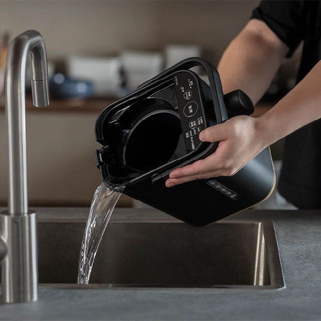 STAN. by ZOZIRUSHI 電動ポット ブラック  (象印 1.2L ハイスピード沸騰 電気ケトル 1300W 70℃保温)