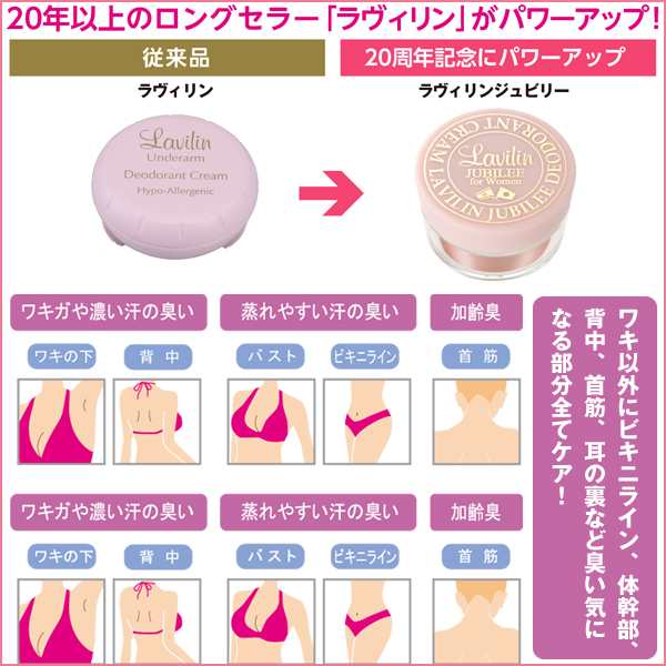 医薬部外品デオドラントラヴィリン ジュビリー ニオイケア デオドラント ワキガ 汗の臭い 皮膚汗臭 加齢臭 足の臭い 体臭予防 わきが の通販はau Pay マーケット 株式会社ポニー