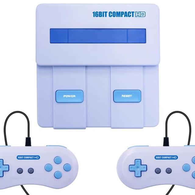 SFC用互換機16ビットコンパクトHD　16BIT COMPACT HD レトロゲーム スーパーファミコン互換機 スーファミ HDMI接続機能 HD出力720p_2