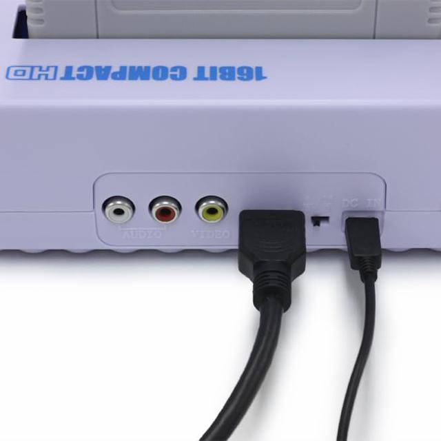 SFC用互換機16ビットコンパクトHD　16BIT COMPACT HD レトロゲーム スーパーファミコン互換機 スーファミ HDMI接続機能 HD出力720p_3