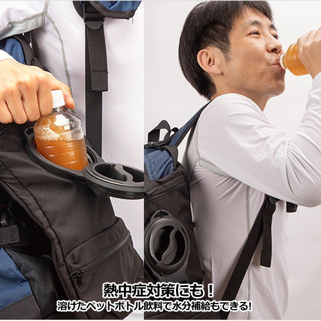 熱中症対策 暑さ対策 水冷服 水冷パーツ アイスマンプラス リュック