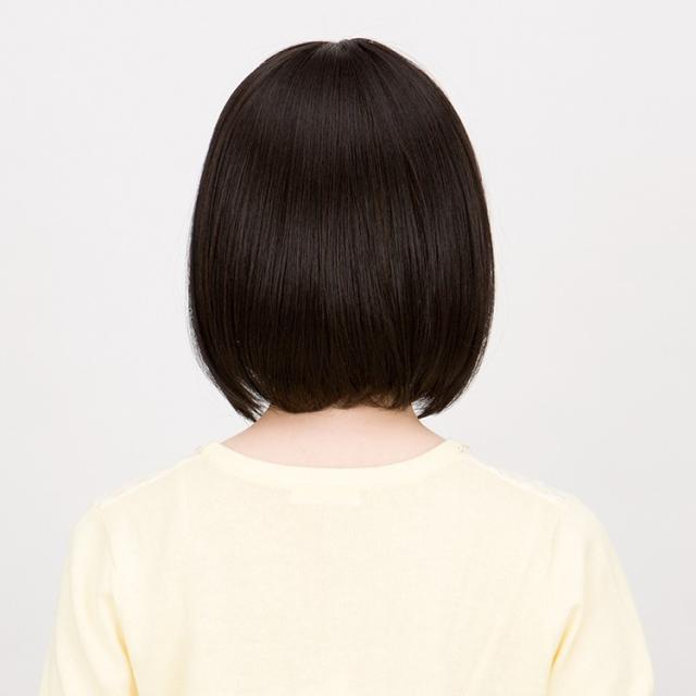Lapin dor レディースウィッグ クリアーボブ(スタンダードブラック)（ラパンドアール/フルウィッグ/髪/ヘアー/イメージチェンジ）_2