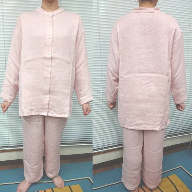 オーガニックコットンのふわふわパジャマ レディース (レディースパジャマ 寝具 寝間着 女性用パジャマ レディース秋冬パジャマ)