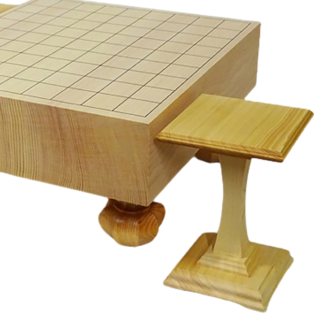 やま屋三寸脚付き将棋盤セット（駒＆駒台付き） (本製 国産 3寸 新かや 