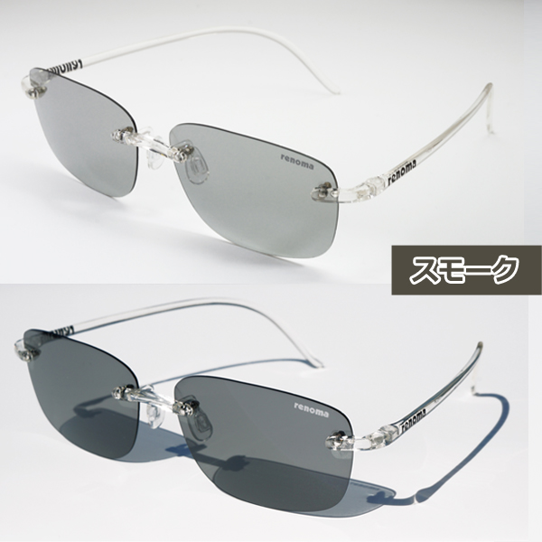 renomaレノマ超軽量 調光・偏光サングラス  (調光サングラス 男女兼用 7.5g UVカット 紫外線カット 目 ガード 紫外線99.9％カット)