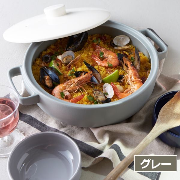 IH対応土鍋「TOTE」2L（3-4人用） (土鍋 深型土鍋 セラミック土鍋 IH対応 直火対応 ガスレンジ対応 オーブン対応)_1