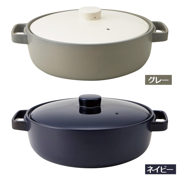 IH対応土鍋「TOTE」2L（3-4人用） (土鍋 深型土鍋 セラミック土鍋 IH対応 直火対応 ガスレンジ対応 オーブン対応)_3