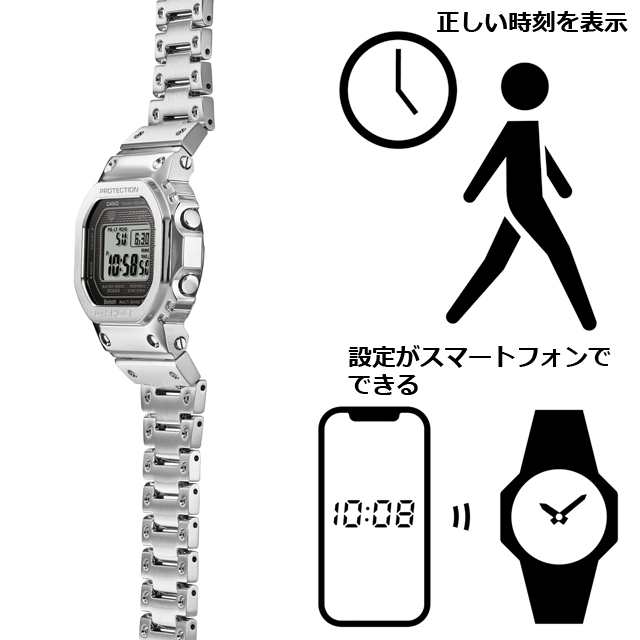 G-SHOCK Bluetooth搭載電波ソーラーフルメタルデジタルウォッチ