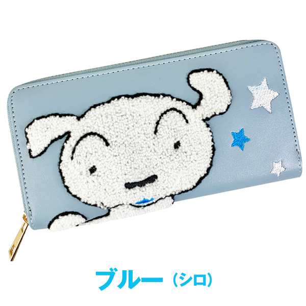 キャラクターさがら刺繍ロングウォレット 長財布 ジップウォレット ファスナー スヌーピー Snoopy クレヨンしんちゃん シロ キャラクタの通販はau Pay マーケット 株式会社ポニー