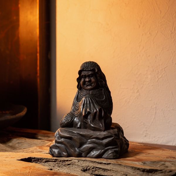 少林山達磨寺公認「達磨大師座禅像」壱号サイズ  (縁起もの商品 達磨 だるま 群馬県高崎市少林山達磨寺 開眼供養済み達磨像 所願成就)の通販は