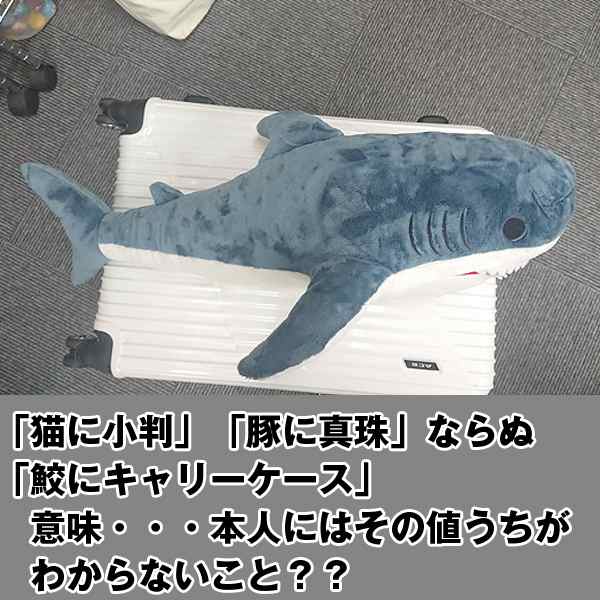 インスタ映えする超ｂｉｇなサメぬいぐるみ80cm ８０センチ ビッグ