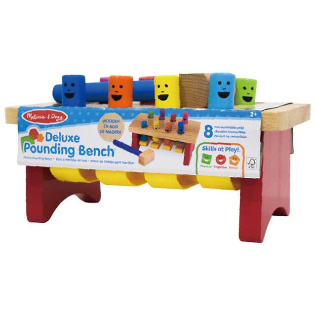 Melissa＆Doug（メリッサ＆ダグ）幼児玩具「パウンディングベンチ