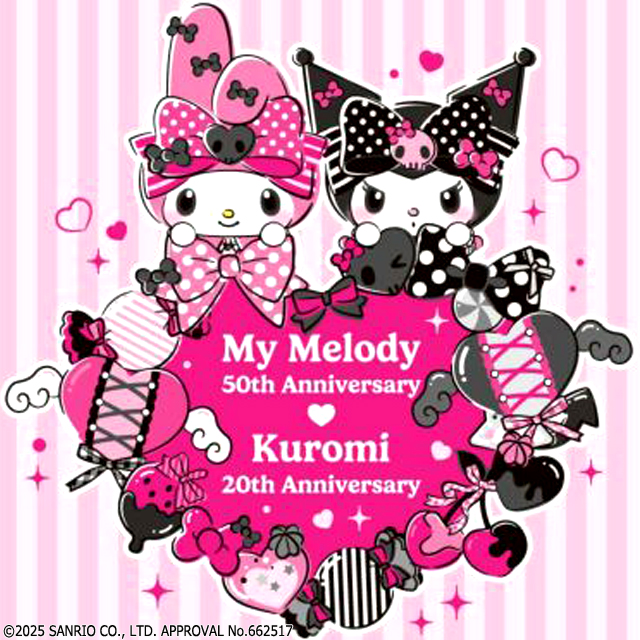 whiteclover マイメロディ 50周年アニバーサリーダンシングストーンネックレス ピンクゴールド シルバー925 オープンハート ジュエリー_2