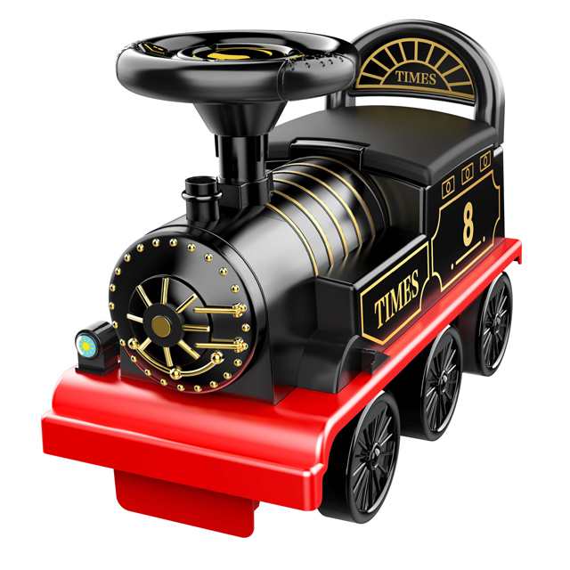 こども用電動乗用玩具「レトロ蒸気機関車」 (室内乗り物おもちゃ 電動機関車 子供が乗れる乗用具)｜au PAY マーケット