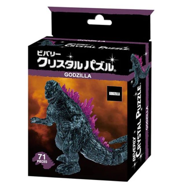 GODZILLA 立体パズル 透明パズル (クリスタルパズル ゴジラ 71ピース