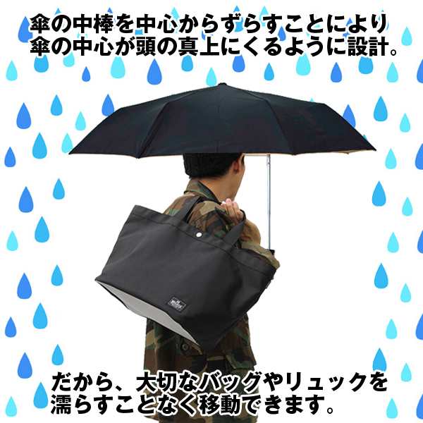 バッグに優しい傘 Waterfront 折り畳み カバンが濡れない傘 雨傘 日傘 晴雨兼用 親骨55cm 遮光 遮熱 マツコの知らない世界 折りたたみの通販はau Pay マーケット 株式会社ポニー