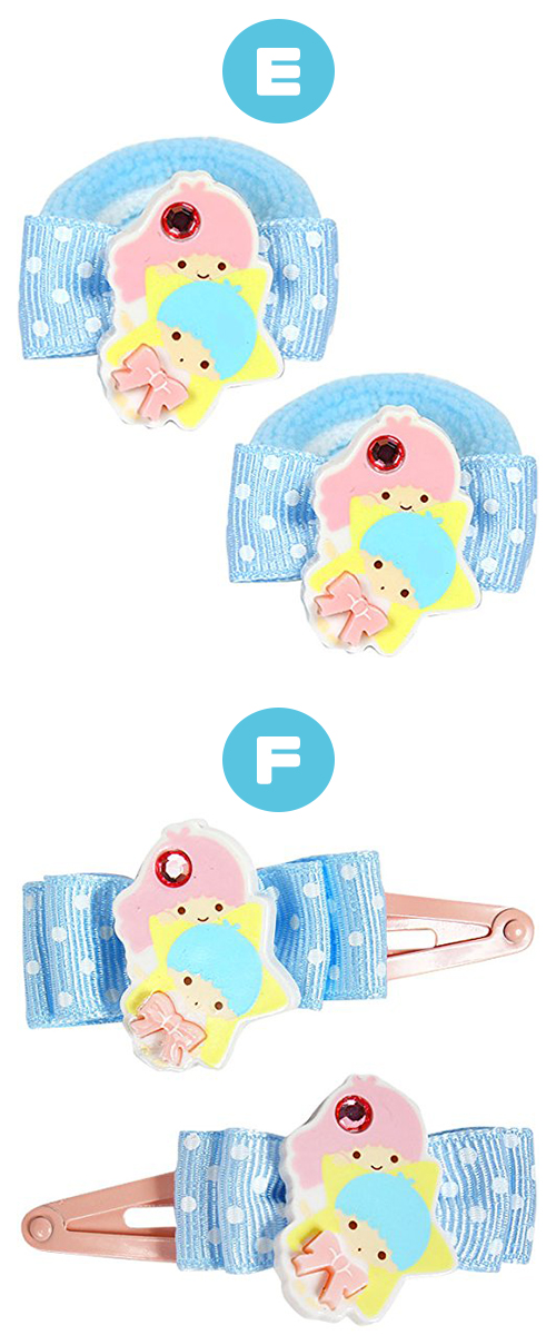 ヘアゴム ベビーヘアクリップ ☆リトルスター☆