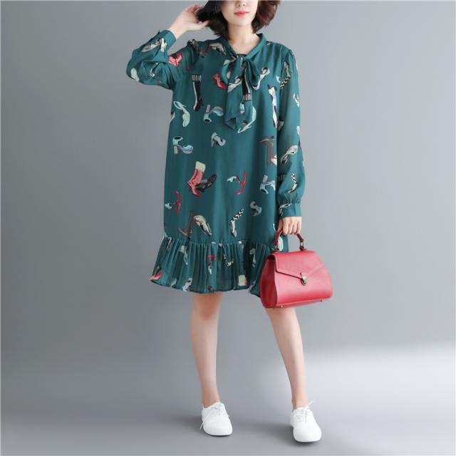 大きいサイズ レディスワンピース 春夏 ヴィンテージ風 膝丈 プリーツスカート 着痩せ 痩せ見せ カジュアル お洒落の通販はau Pay マーケット Jstyles