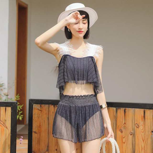 3点セット水着 スカート付き フリンジ 谷間 水泳用 プール用 温泉用 女子用 MIZUGI Swimwear swimsuit M-XL 秋冬新作の通販はau PAY マーケット - jstyles 3点セット水着 スカート付き フリンジ 谷間 水泳用 プール用 温泉用 女子用 MIZUGI Swimwear swimsuit M-XL 秋冬新作の通販はau PAY マーケット - jstyles