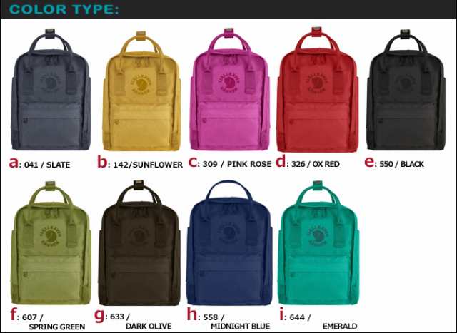 re kanken colours