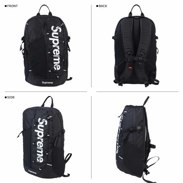 SUPREME シュプリーム 17SS Backpack ボックスロゴナイロンバックパック リュック ピンク