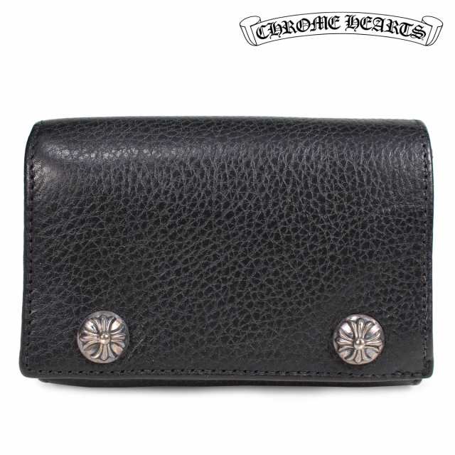 Chrome Hearts Wallet 3 Fold Heavy Leather クロムハーツ 財布 メンズ 三つ折り ブラック 1の通販はau Pay マーケット スニークオンラインショップ Au Pay マーケット店