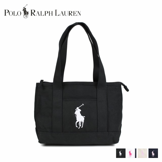 ポロ ラルフローレン Polo Ralph Lauren バッグ トートバッグ メンズ レディース キャンバス Medium Tote ブラック ホワイト ネイビー 黒の通販はau Pay マーケット スニークオンラインショップ Au Pay マーケット店