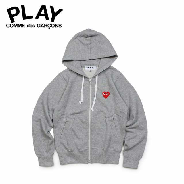 comme des garcons play full zip hoody