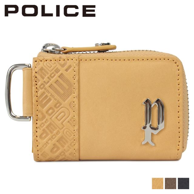 ポリス POLICE 財布 小銭入れ ケース メンズ ラウンドファスナー レザー CIRCUIT COIN PURSE PA-6101