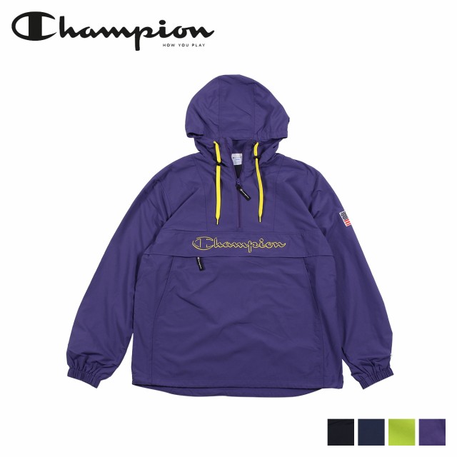 チャンピオン Champion パーカー アノラック プルオーバー ジャケット メンズ レディース Anorak Parka ブラック ネイビー ライム ダークの通販はau Pay マーケット スニークオンラインショップ Au Pay マーケット店