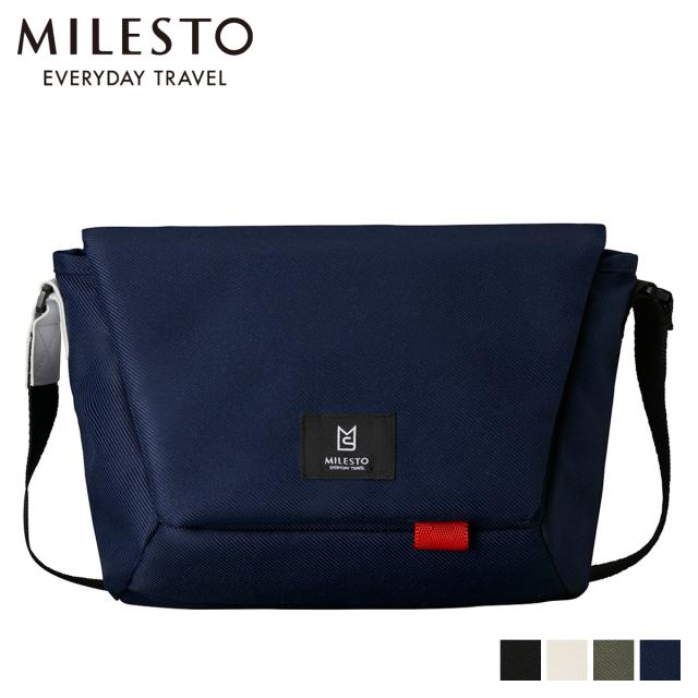 ミレスト Milesto バッグ ショルダーバッグ メッセンジャーバッグ メンズ レディース Messenger Bag S ブラック ホワイト グレー ネイビの通販はau Pay マーケット スニークオンラインショップ Au Pay マーケット店
