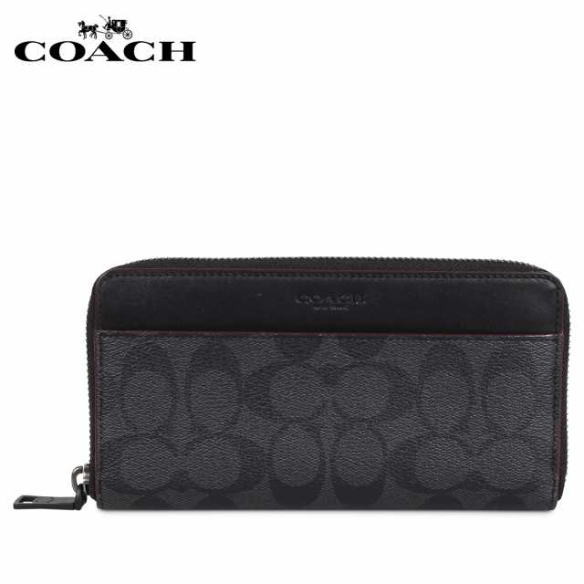 コーチ Coach 財布 長財布 メンズ ブラック 黒 Fの通販はau Pay マーケット スニークオンラインショップ Au Pay マーケット店