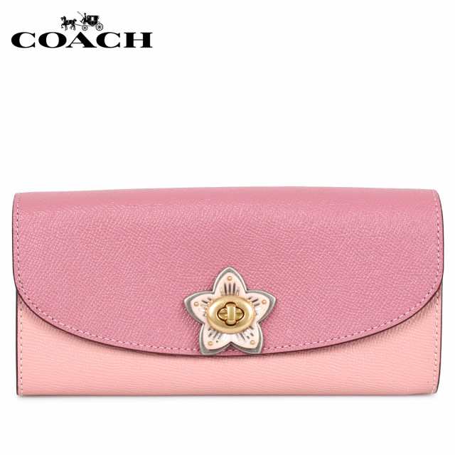 コーチ Coach 財布 長財布 レディース ピンク Fの通販はau Pay マーケット スニークオンラインショップ Au Pay マーケット店