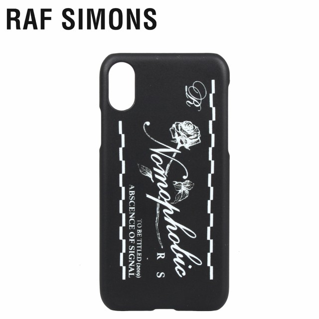 ラフシモンズ Raf Simons Iphone Xs X ケース スマホ 携帯 アイフォン メンズ レディース Iphone Case ブラック 黒 192 942の通販はau Pay マーケット スニークオンラインショップ Au Pay マーケット店