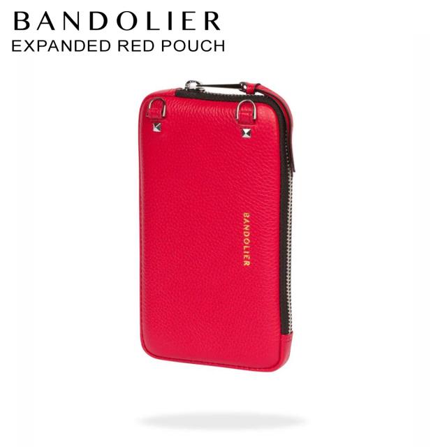BANDOLIER バンドリヤー ポーチ スマホ 携帯 レディース EXPANDED RED POUCH レッド 21cas
